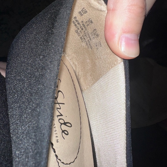 Life Stride Women's Black Wedges with Strap - Picture 4 of 5